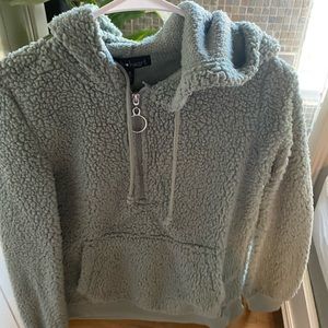 size small derek heart green hoodie!